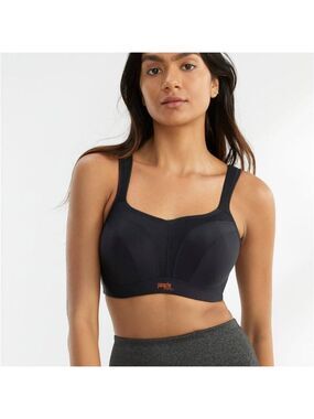 Panache Women's Underwire Sports Bra Black 5021 28K NWT